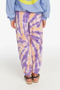 Online Chaser Brand Slim Peach Lavender Tie Dye Girls Slouchy Pant
