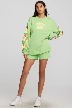 Outlet Chaser Brand Smiley Daisy Shorts