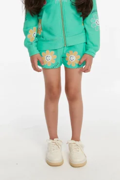 Store Chaser Brand Smiley Flower Girls Shorts