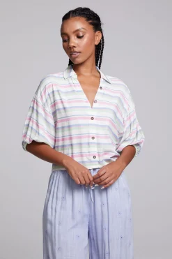 Fashion Chaser Brand Sofia Positano Stripe Blouse