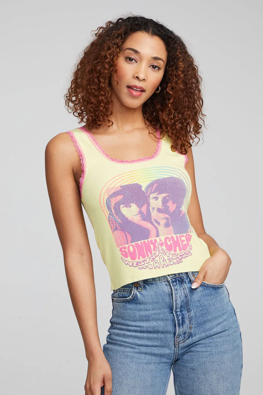 Discount Chaser Brand Sonny & Cher "Westbury Music Fair" Tank Top