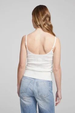 Best Sale Chaser Brand Spell White Star Tank Top