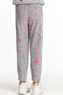 Cheap Chaser Brand Splatter Paint Girls Pants