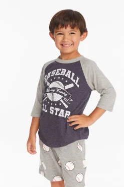 Hot Chaser Brand Spring Training Boys Baseball Tee