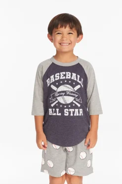 Hot Chaser Brand Spring Training Boys Baseball Tee
