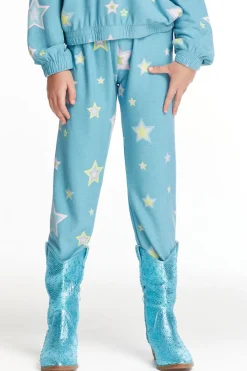 Best Sale Chaser Brand Star Child Girls Cozy Knit Sweatpant