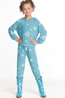 Best Sale Chaser Brand Star Child Girls Cozy Knit Sweatpant