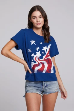 Flash Sale Chaser Brand Stars & Stripes Tee