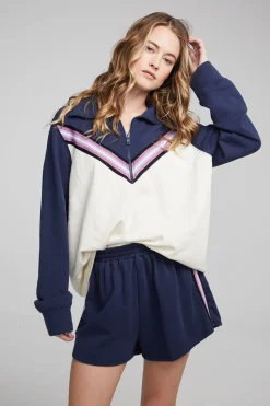 Cheap Chaser Brand Stevie Almond Mood Indigo Pullover