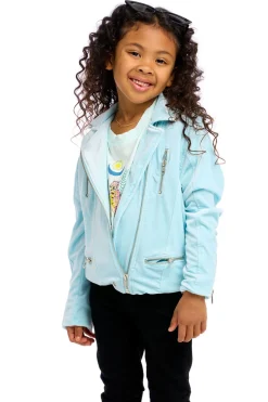 Sale Chaser Brand Stretch Velvet Moto Jacket