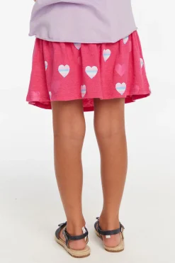 Cheap Chaser Brand Stripe Hearts Girls Skort