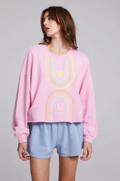 Clearance Chaser Brand Sun & Moon Rays Zodiac Pullover