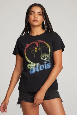 Sale Chaser Brand Sun Records Rainbow Elvis Tee