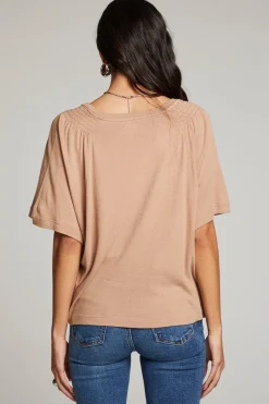 Outlet Chaser Brand Sun Warm Taupe Tee