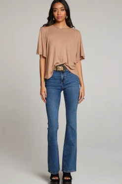 Outlet Chaser Brand Sun Warm Taupe Tee