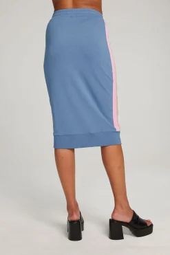 Flash Sale Chaser Brand Sundance Vintage Blue Midi Skirt
