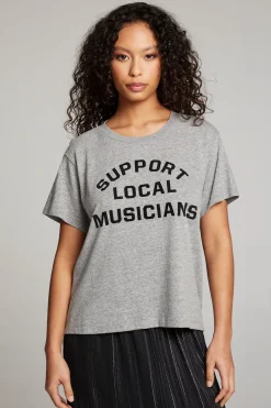 Discount Chaser Brand Support Local Musicians Tee