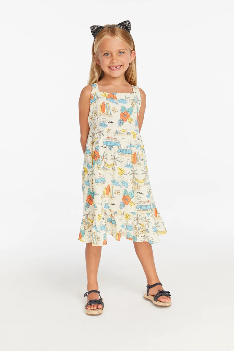 Discount Chaser Brand Surf's Up Girls Dress