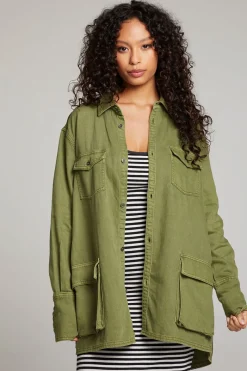 Flash Sale Chaser Brand Sweet Pea Sphagnum Button Up