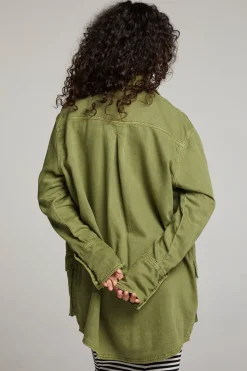 Flash Sale Chaser Brand Sweet Pea Sphagnum Button Up