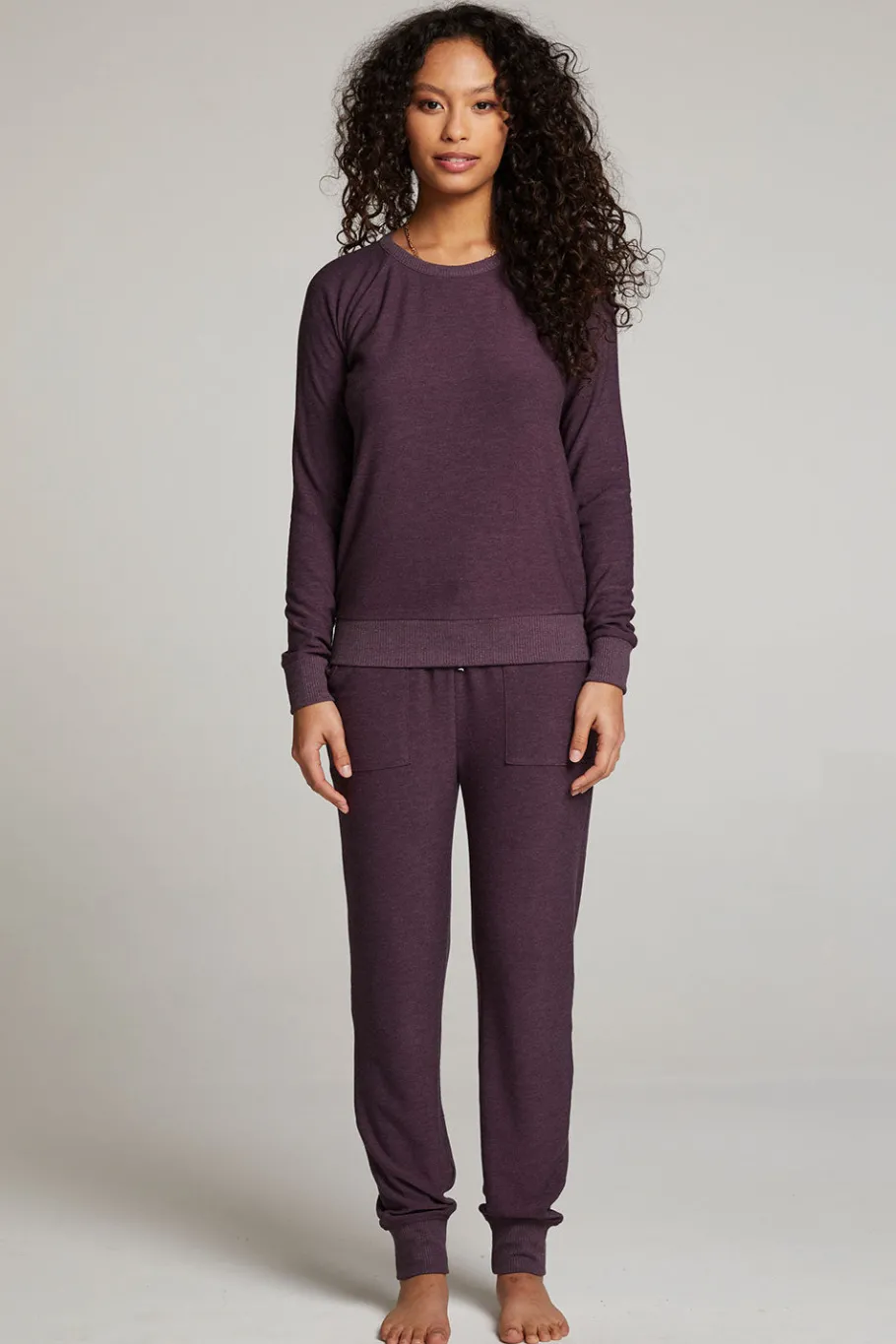 Fashion Chaser Brand Tessa Plum Perfect Jogger