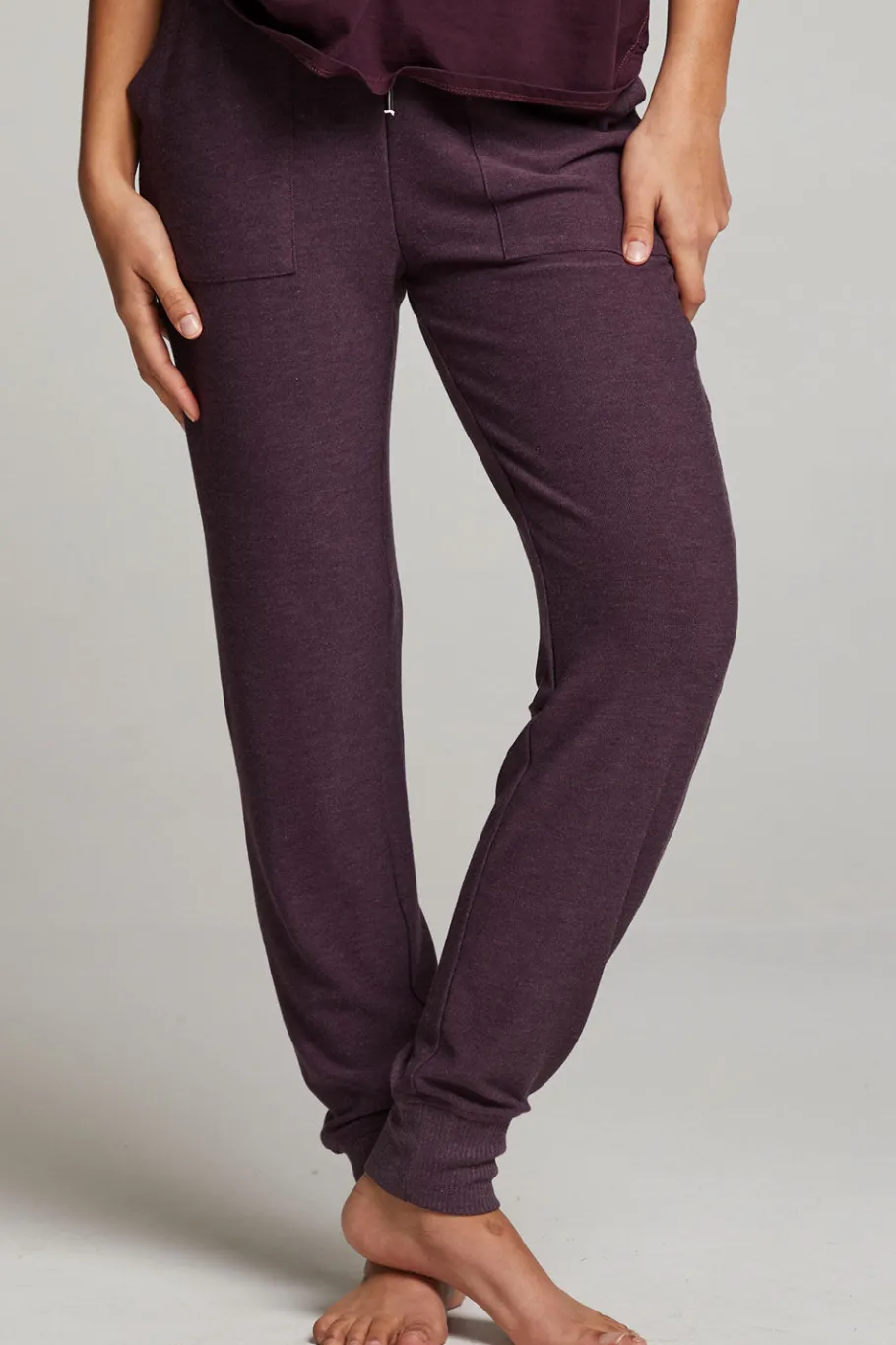 Fashion Chaser Brand Tessa Plum Perfect Jogger