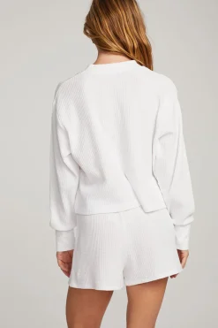 Best Sale Chaser Brand Thayne White Long Sleeve