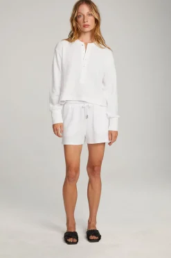Best Sale Chaser Brand Thayne White Long Sleeve