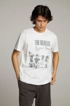 Cheap Chaser Brand The Beatles Day Tripper Crew Neck Tee