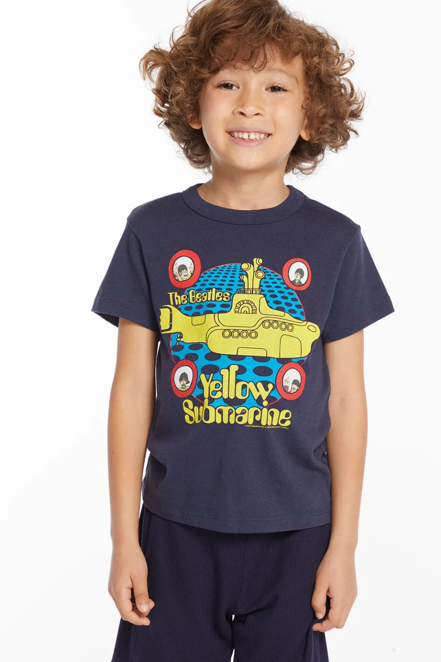 Sale Chaser Brand The Beatles Yellow Submarine Boys Tee