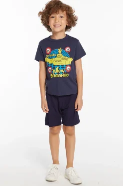 Sale Chaser Brand The Beatles Yellow Submarine Boys Tee