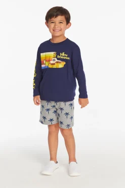 Discount Chaser Brand The Beatles Yellow Submarine Boys Long Sleeve Tee