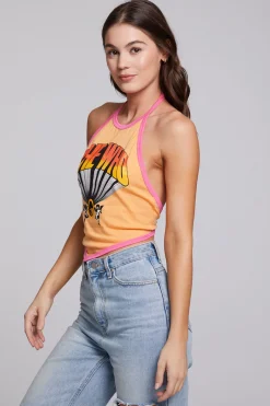 Cheap Chaser Brand The Who Keith Moon Wallflower Halter Top