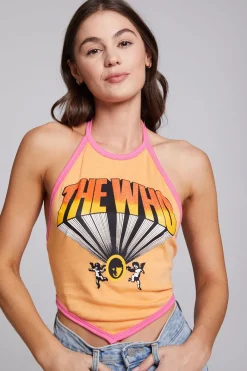 Cheap Chaser Brand The Who Keith Moon Wallflower Halter Top