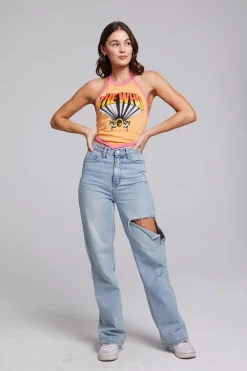 Cheap Chaser Brand The Who Keith Moon Wallflower Halter Top