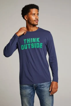 Outlet Chaser Brand Think Outside Mens Long Sleeve
