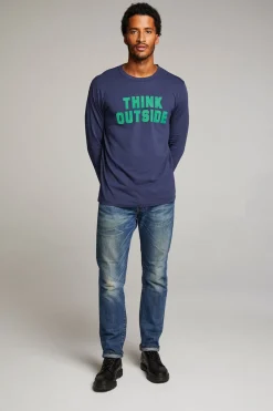 Outlet Chaser Brand Think Outside Mens Long Sleeve