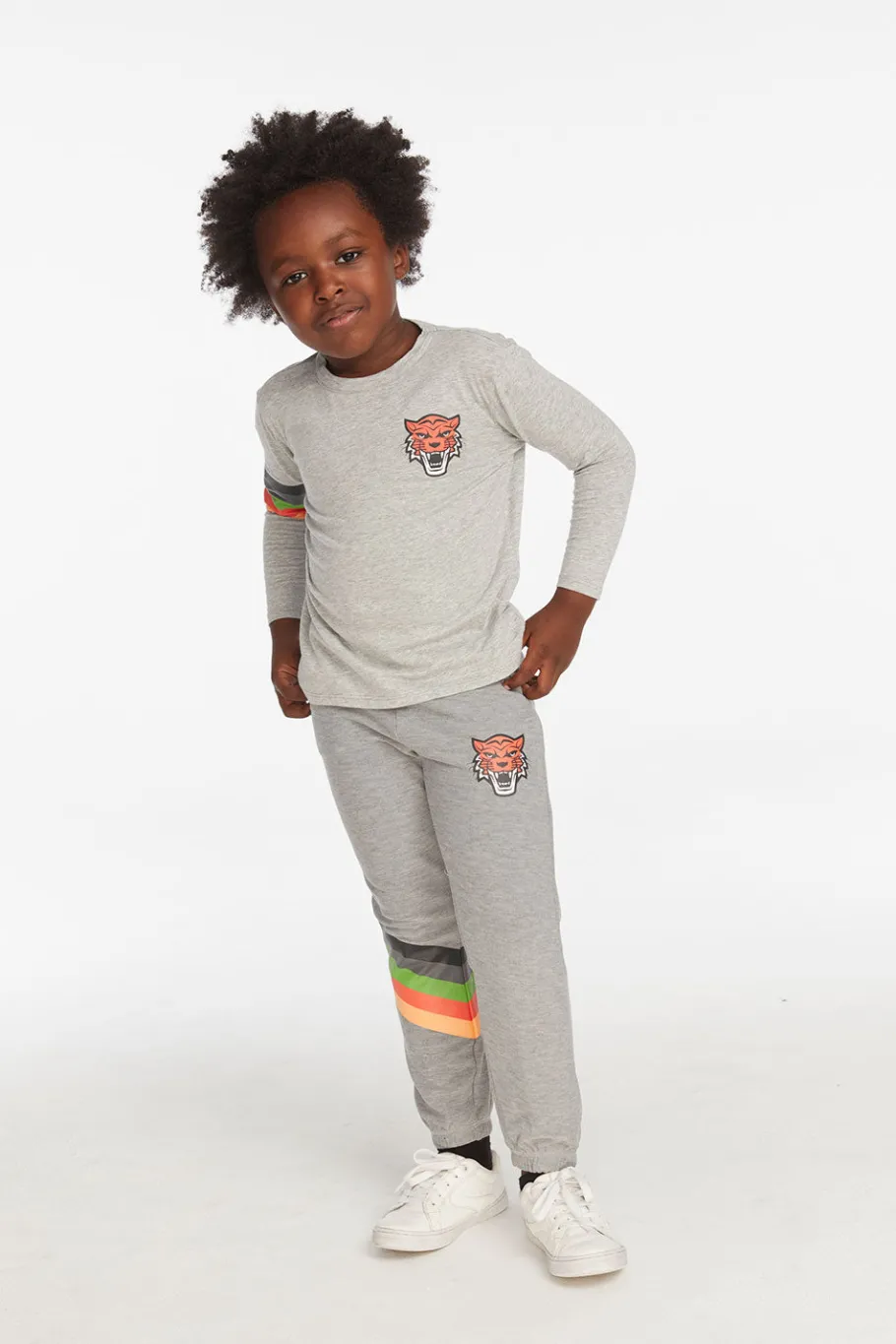 Sale Chaser Brand Tiger Stripe Boys Pullover