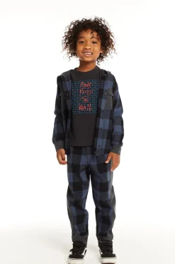 Best Sale Chaser Brand Tom Ghost Plaid Button Down