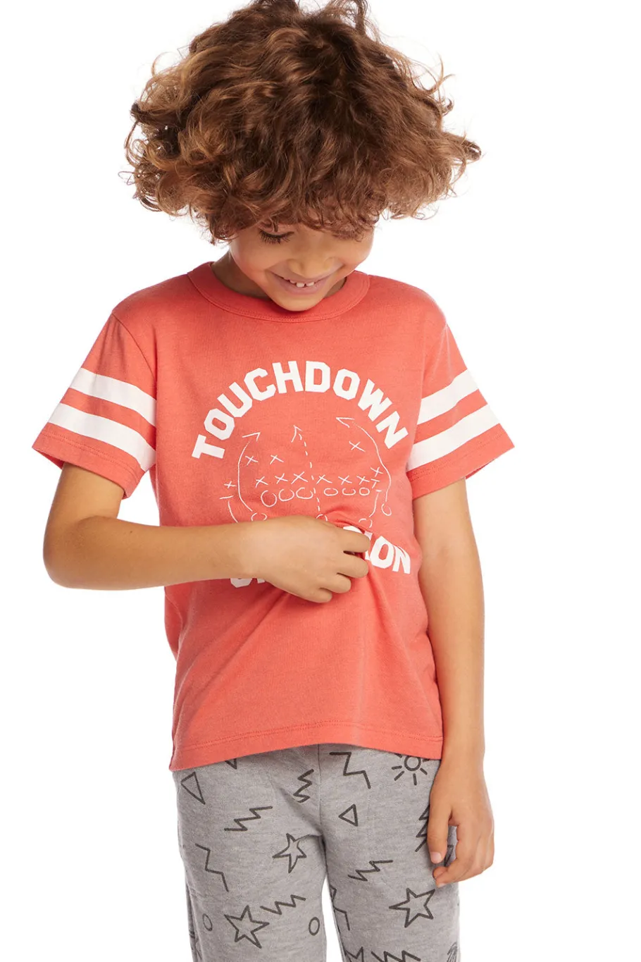 Cheap Chaser Brand Touchdown Champion Boys Tee