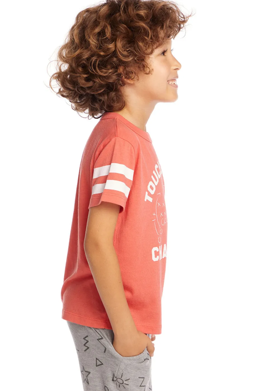 Cheap Chaser Brand Touchdown Champion Boys Tee