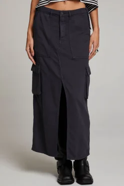 Cheap Chaser Brand Tri Licorice Maxi Skirt