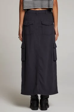 Cheap Chaser Brand Tri Licorice Maxi Skirt