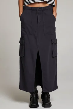Cheap Chaser Brand Tri Licorice Maxi Skirt