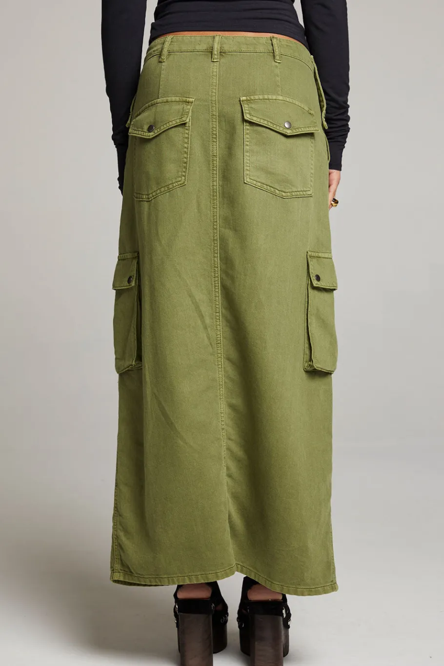 Clearance Chaser Brand Tri Sphagnum Maxi Skirt