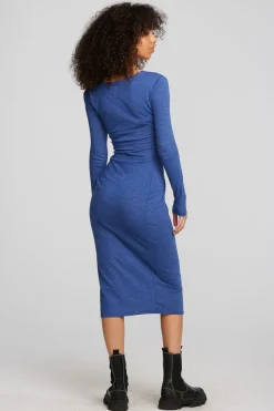 Shop Chaser Brand Triblend Corset Wrap Midi Dress