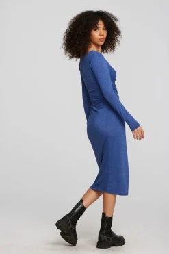 Shop Chaser Brand Triblend Corset Wrap Midi Dress