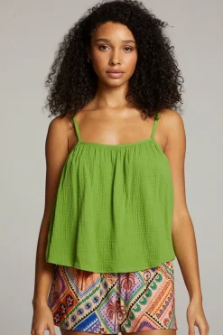 Cheap Chaser Brand Tropical Piquant Green Top