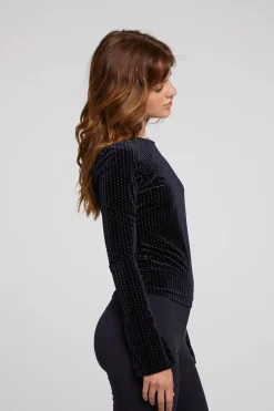 Sale Chaser Brand Union Check Burnout Long Sleeve