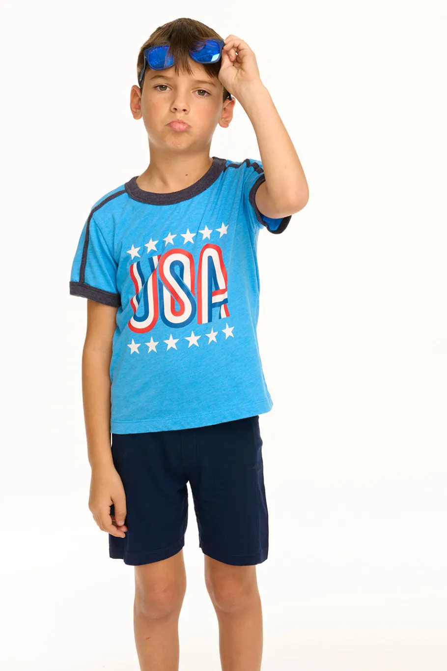 Online Chaser Brand USA Recycled Vintage Jersey Tee